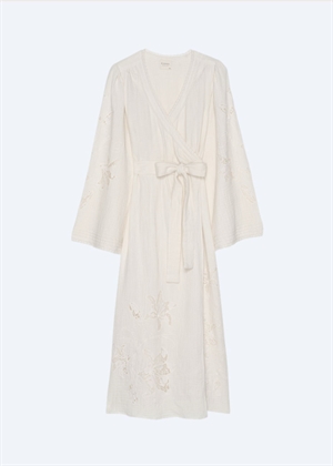 Winfrey wrap kjole Off white Sissel Edelbo 